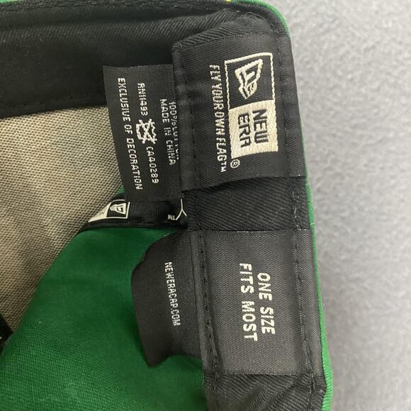 Seattle SuperSonics Hat Cap Snap Back Green Yellow NBA Basketball New Era Mens - Picture 8 of 9